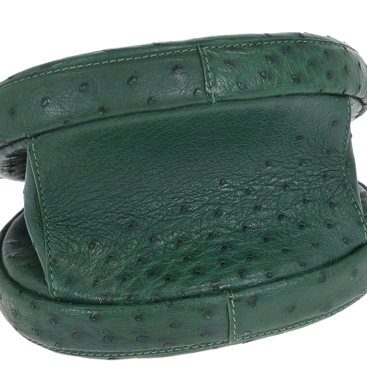 Loewe * Green Ostrich Handbag - Image 3