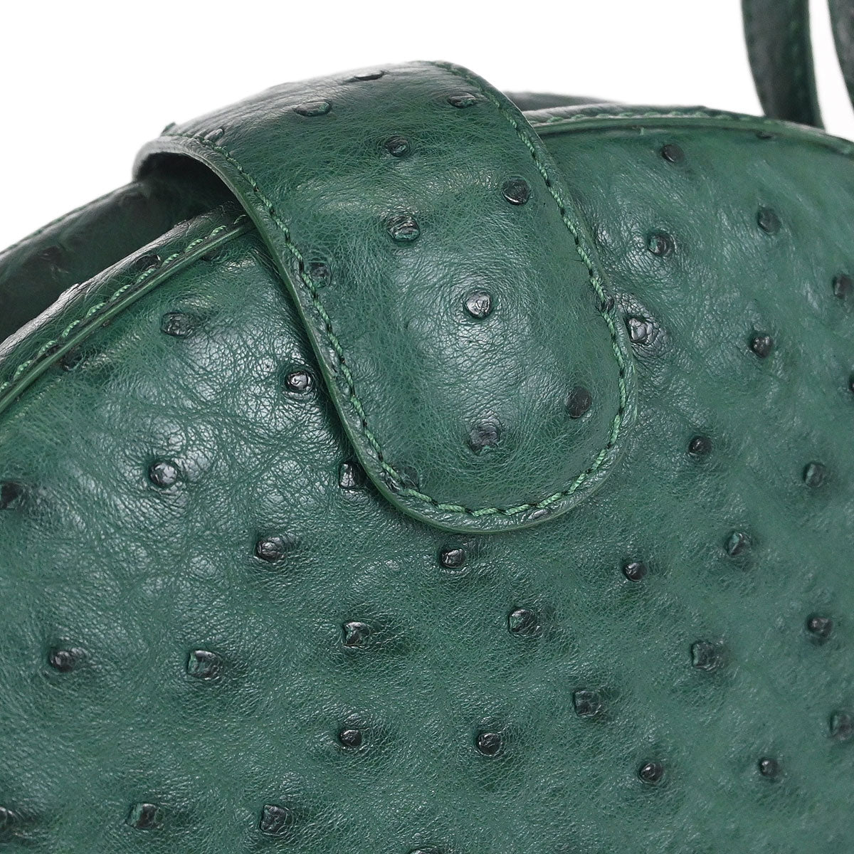 Loewe * Green Ostrich Handbag - Image 6