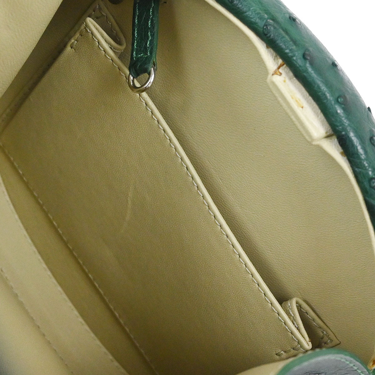 Loewe * Green Ostrich Handbag - Image 8