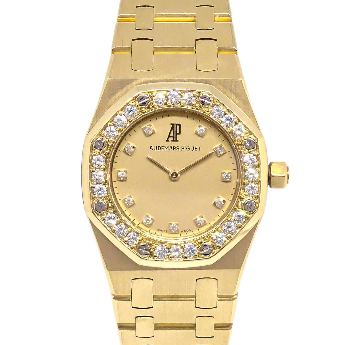 Audemars Piguet Royal Oak Mini Ref.6007BA Quartz Watch 18KYG