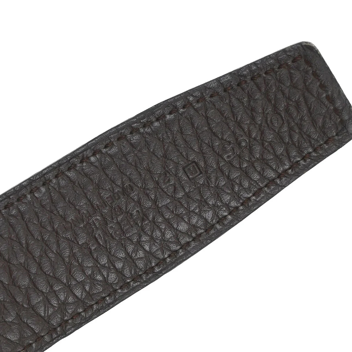 Hermes Black Box Calf Togo Constance Guilloche Reversible Belt #95 - Image 15