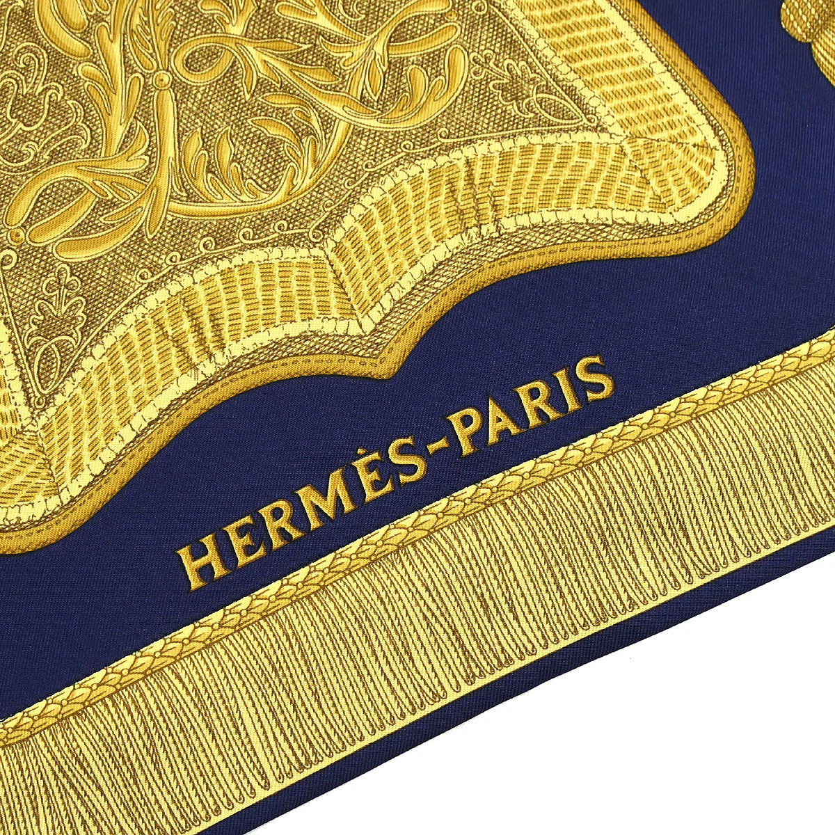 Hermes 1980s Poste et Cavalerie Twillaines Polo Shirt #S - Image 6