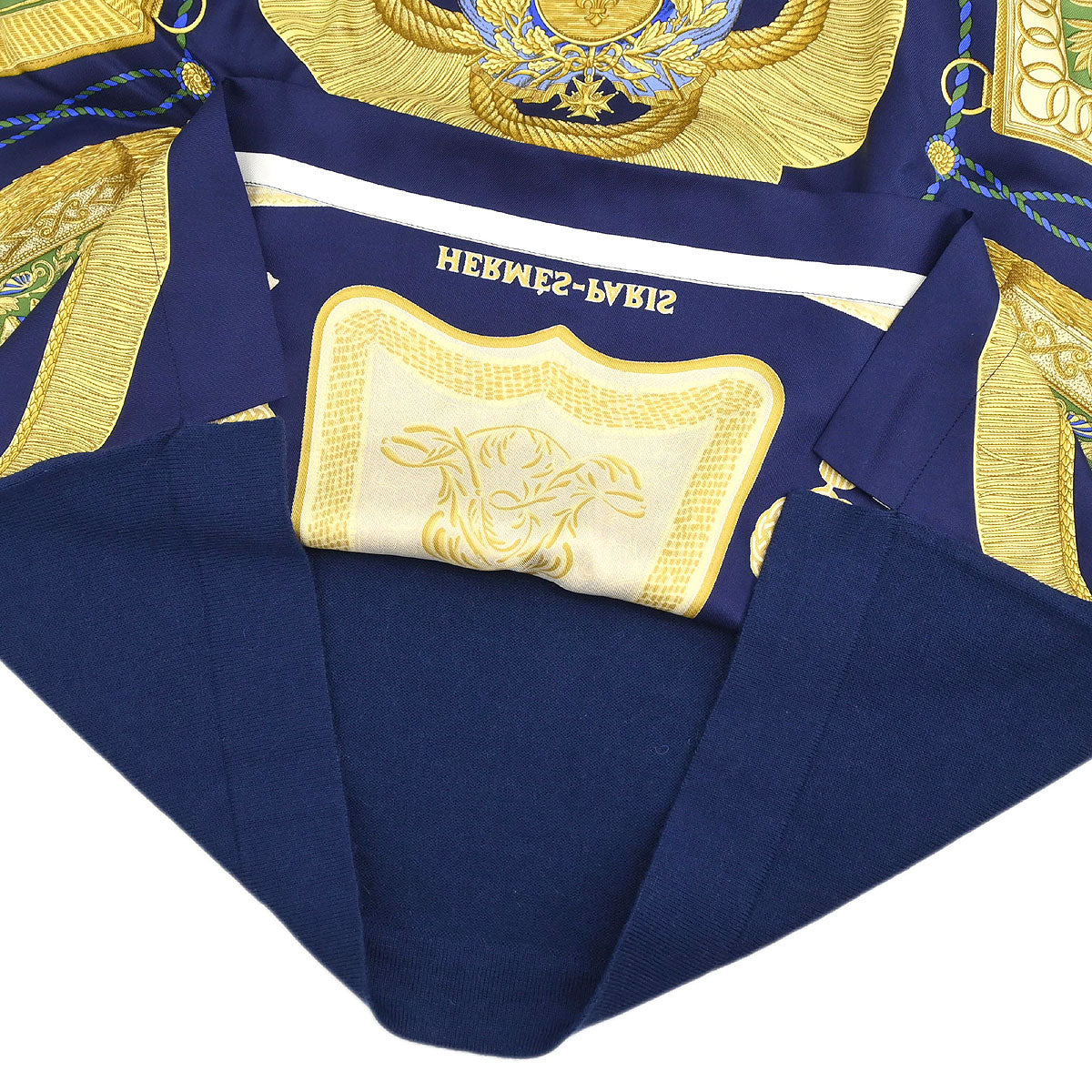 Hermes 1980s Poste et Cavalerie Twillaines Polo Shirt #S - Image 8