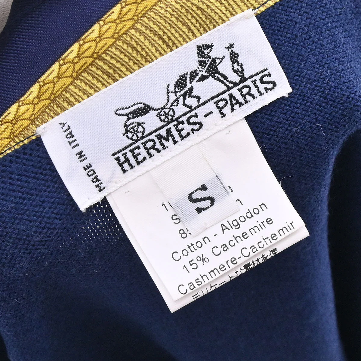 Hermes 1980s Poste et Cavalerie Twillaines Polo Shirt #S - Image 9