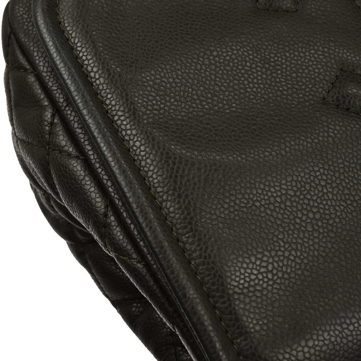 Chanel 2011 Gray Calfskin Shoulder Bag - Image 6