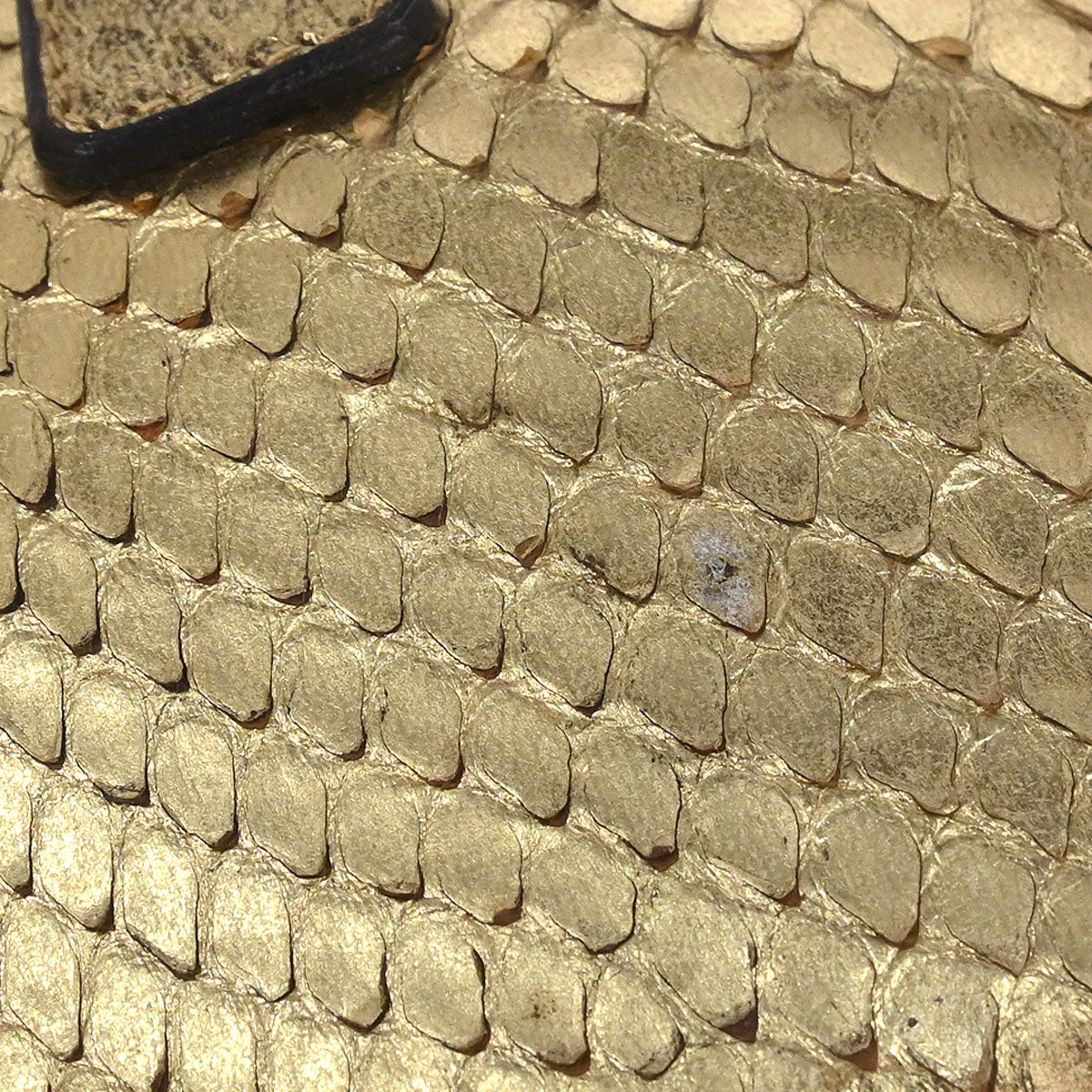 Prada * Gold Python Handbag - Image 7