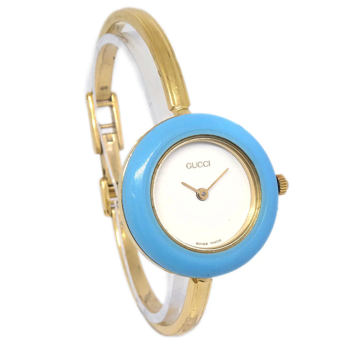 Gucci 11/12.2 Change Bezel Chameleon Quartz Watch SS #S - Image 4