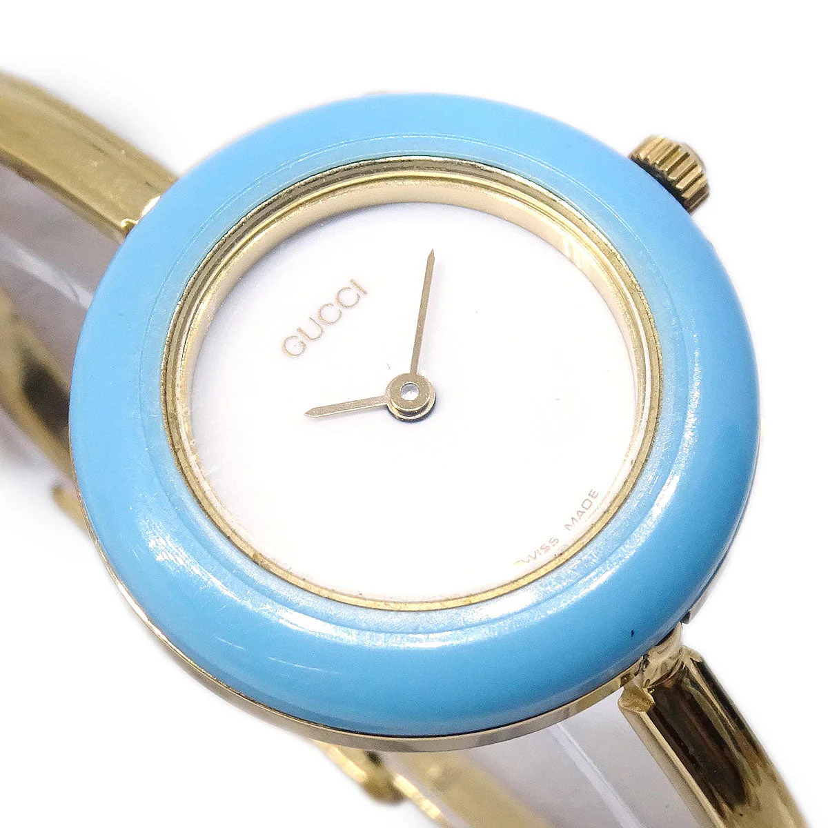 Gucci 11/12.2 Change Bezel Chameleon Quartz Watch SS #S - Image 5