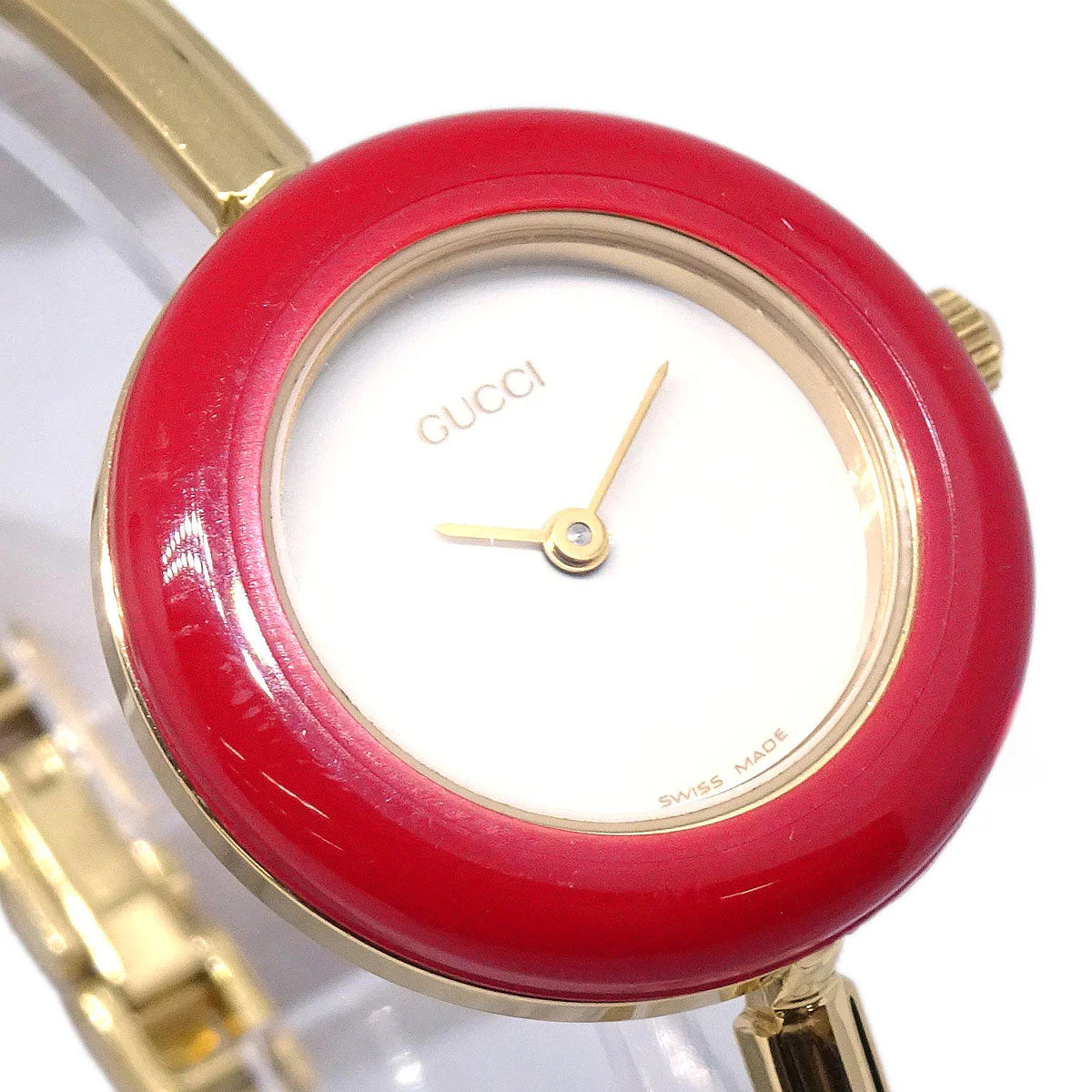 Gucci 11/12.2 Change Bezel Chameleon Quartz Watch SS - Image 4