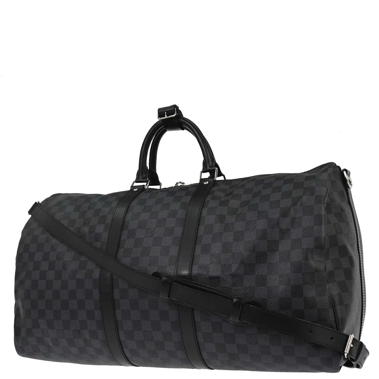 Louis Vuitton Damier Keepall Bandouliere 55 Shoulder Duffle Bag N41413 - Image 2