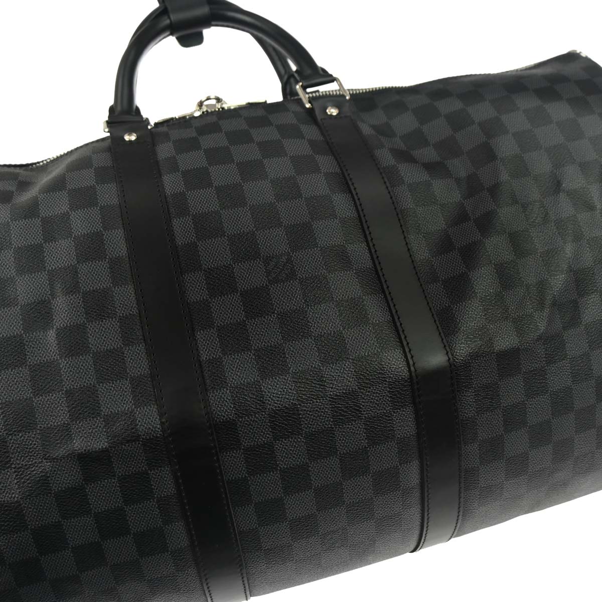 Louis Vuitton Damier Keepall Bandouliere 55 Shoulder Duffle Bag N41413 - Image 6