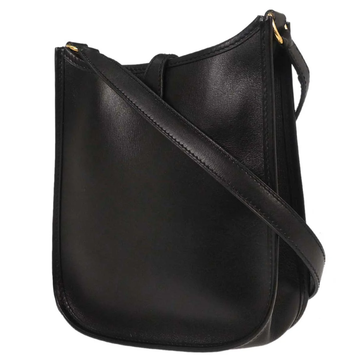 Hermes Black Box Calf Evelyne TPM Shoulder Bag - Image 2