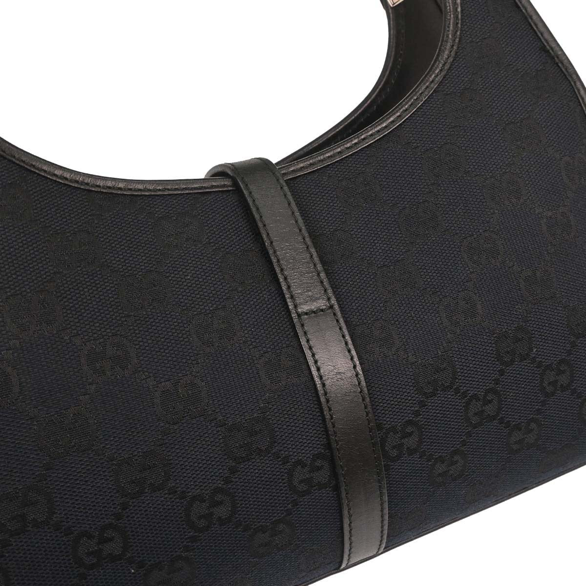 Gucci Black GG Jackie Handbag - Image 4