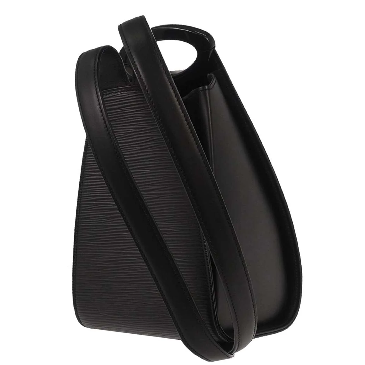 Louis Vuitton 1999 Black Epi Minuit Shoulder Bag M52392 - Image 2