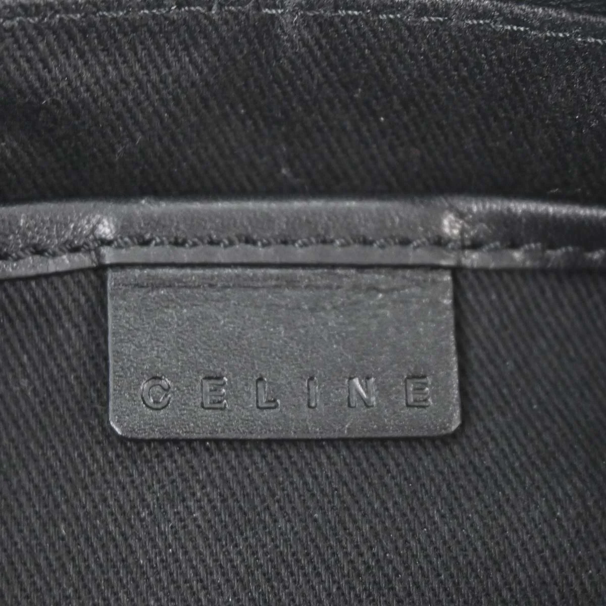 Celine Black Suede C Macadam Handbag - Image 10
