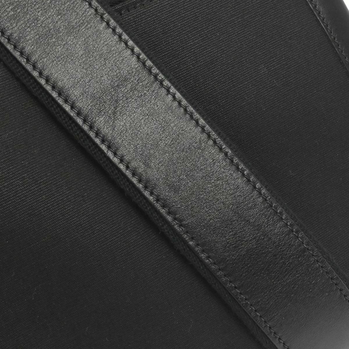 Hermes Black Toile Officier Box Calf Kelly Lakis 40 2way Shoulder Handbag - Image 3