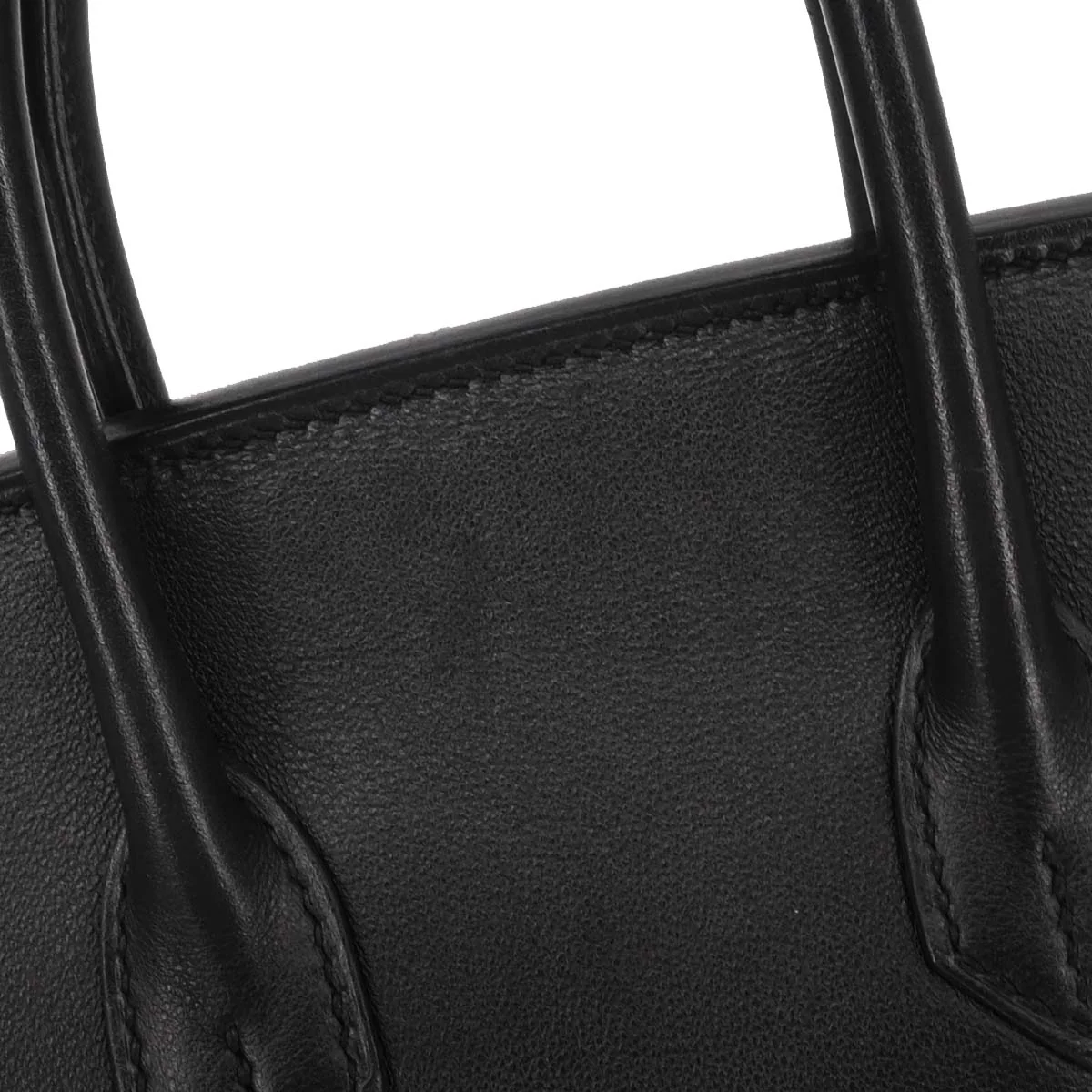 Hermes 2016 Black Swift Birkin 25 Handbag - Image 3