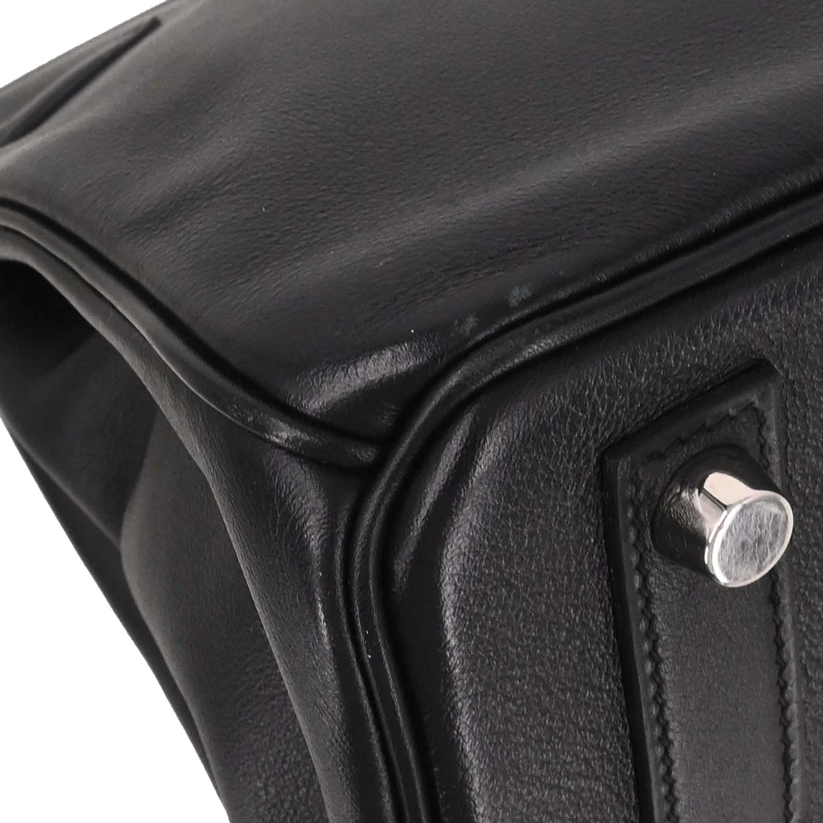 Hermes 2016 Black Swift Birkin 25 Handbag - Image 5
