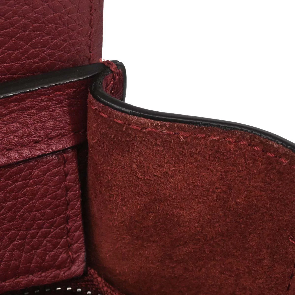 Celine Red Leather Nano Luggage 2way Shoulder Tote Bag - Image 11