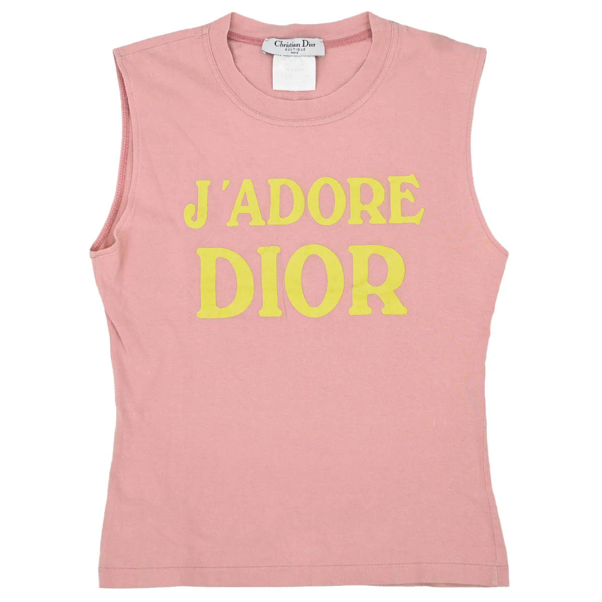 Christian Dior 2002 Sleeveless Tank Top Pink #38