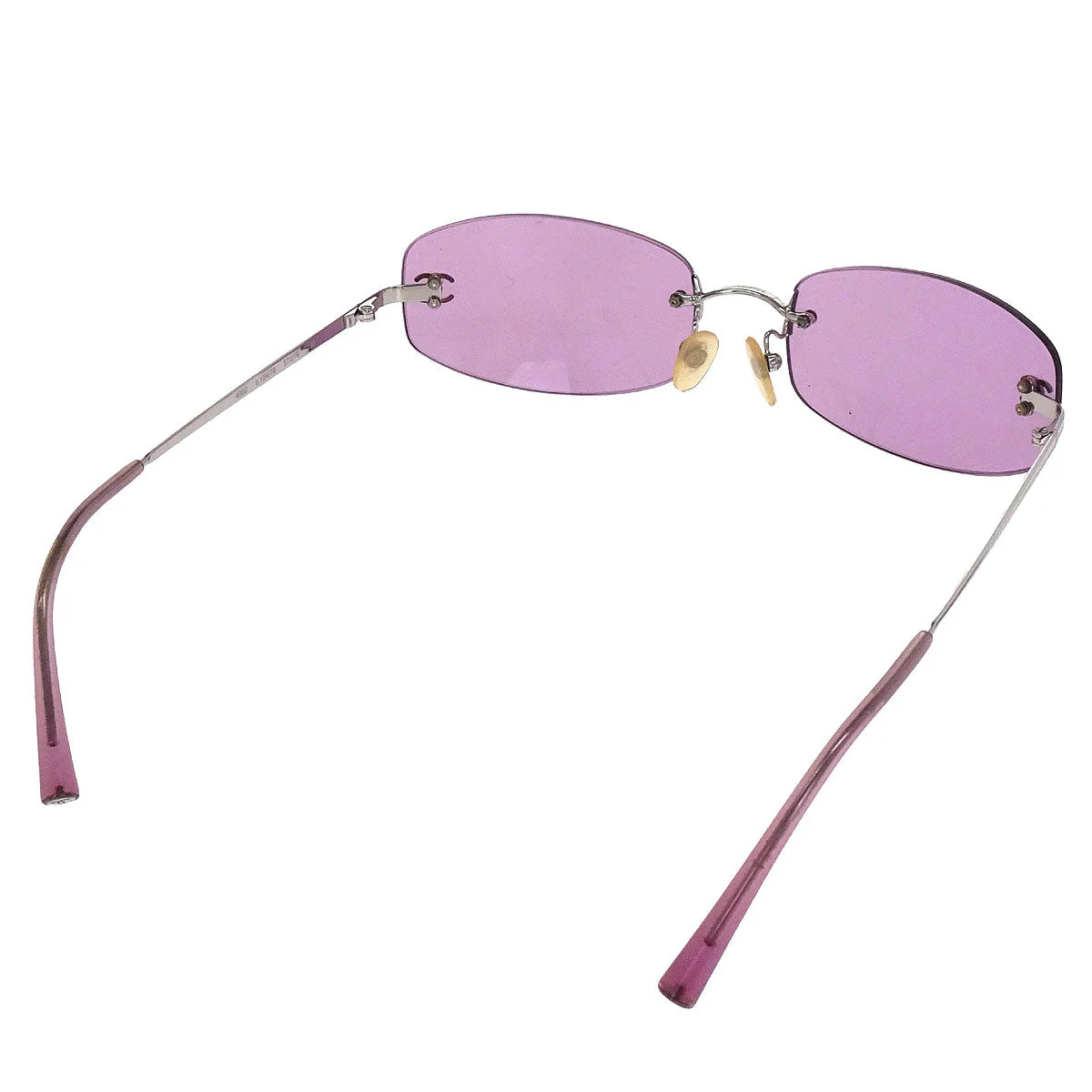 Chanel Sunglasses Eyewear Purple Small Good - Image 2