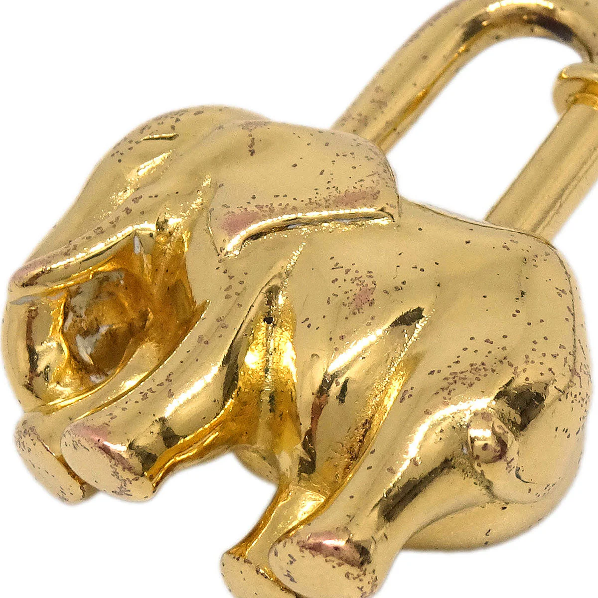 Hermes 1988 Elephant Cadena Gold Small Good - Image 3