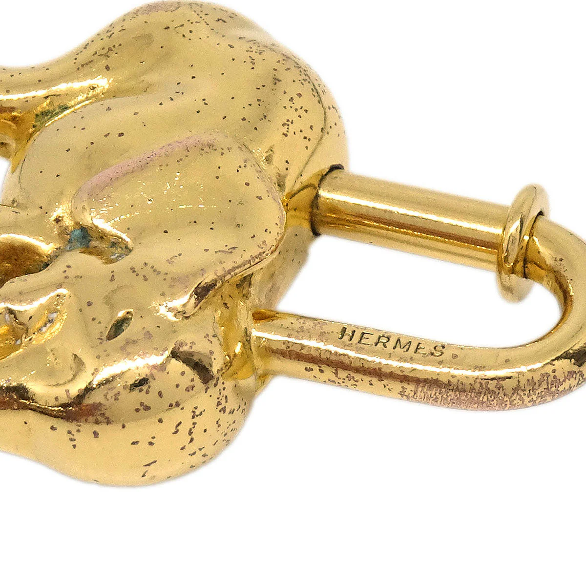 Hermes 1988 Elephant Cadena Gold Small Good - Image 4