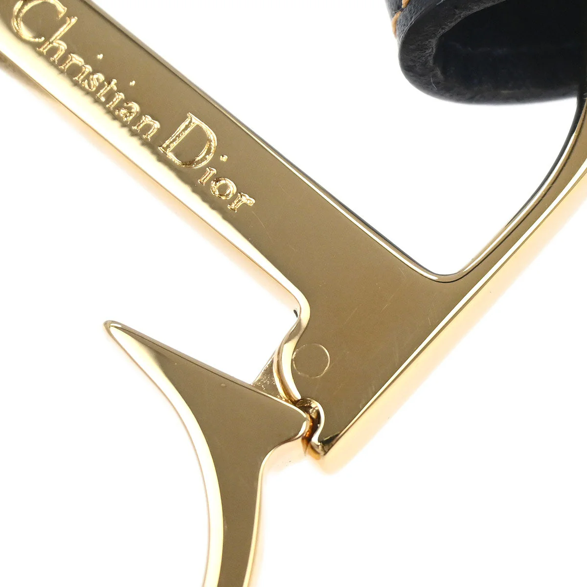 Christian Dior Trotter Belt Navy #85 Small Good - Image 14