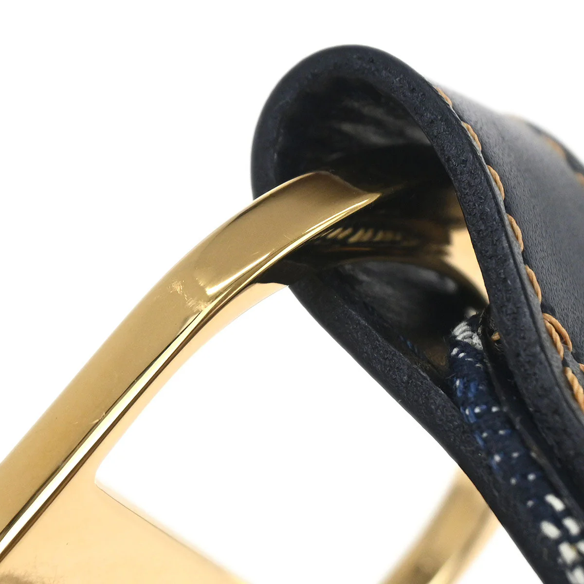 Christian Dior Trotter Belt Navy #85 Small Good - Image 15