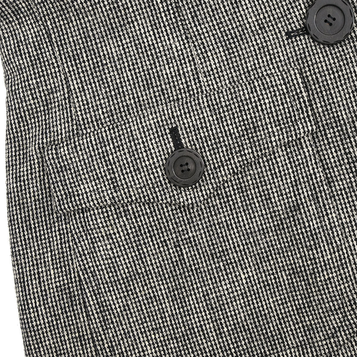 Yves Saint Laurent Setup Suit Jacket Skirt Gray #38 - Image 6
