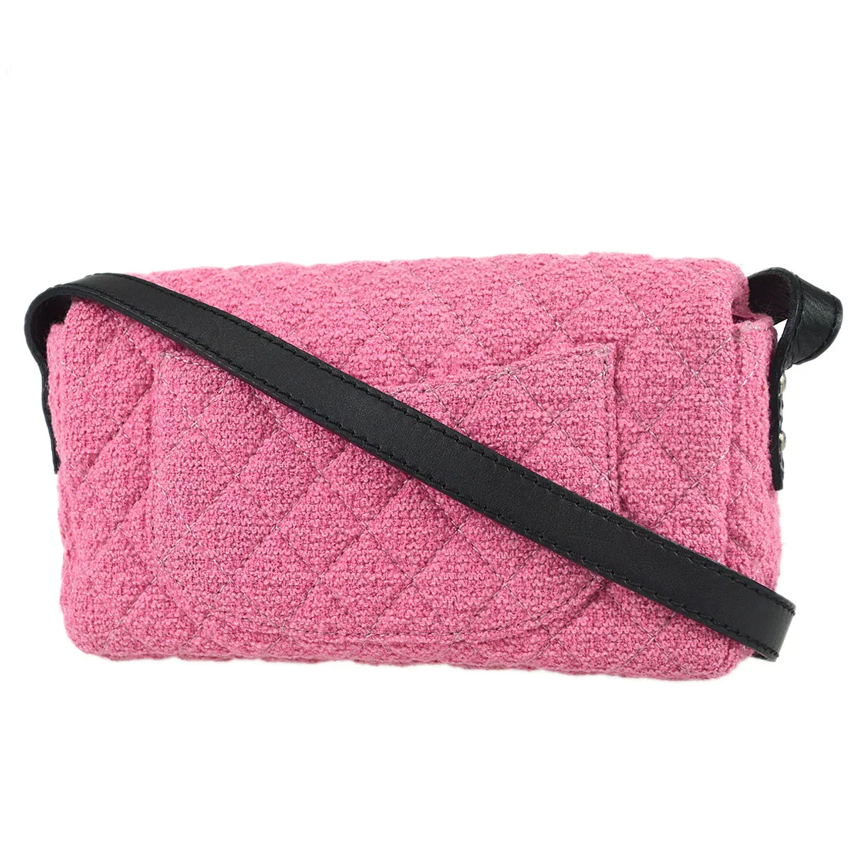 Chanel 2009-2010 Mademoiselle Lock Shoulder Bag Pink - Image 2