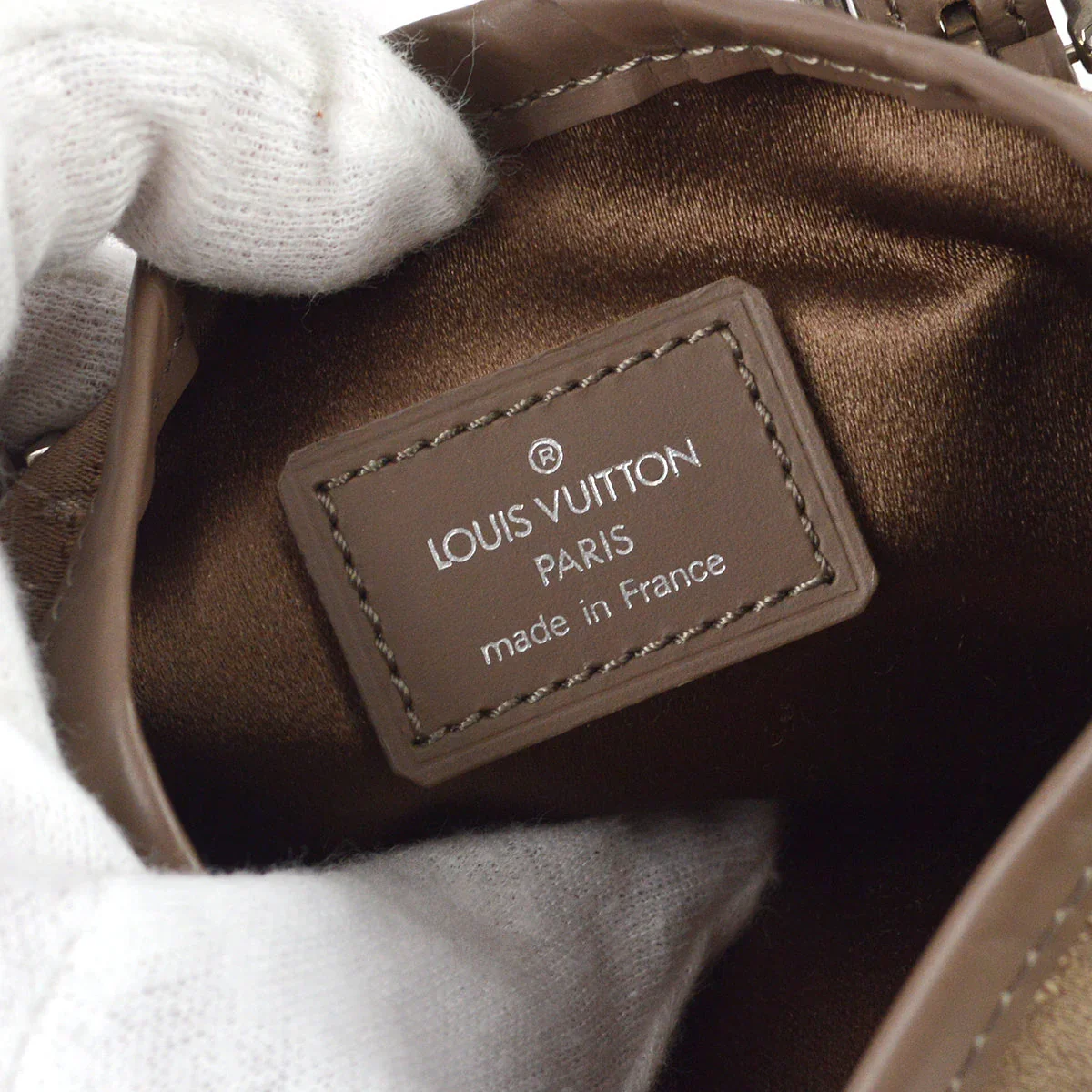 Louis Vuitton 2001 Monogram Satin Little Bucket M92145 - Image 9