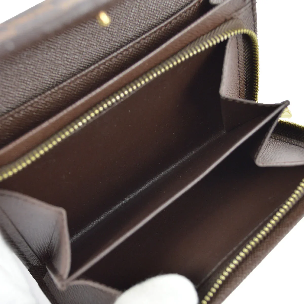 Louis Vuitton 2009 Damier Porte Monnaie Billets Tresor Wallet N61736 - Image 5