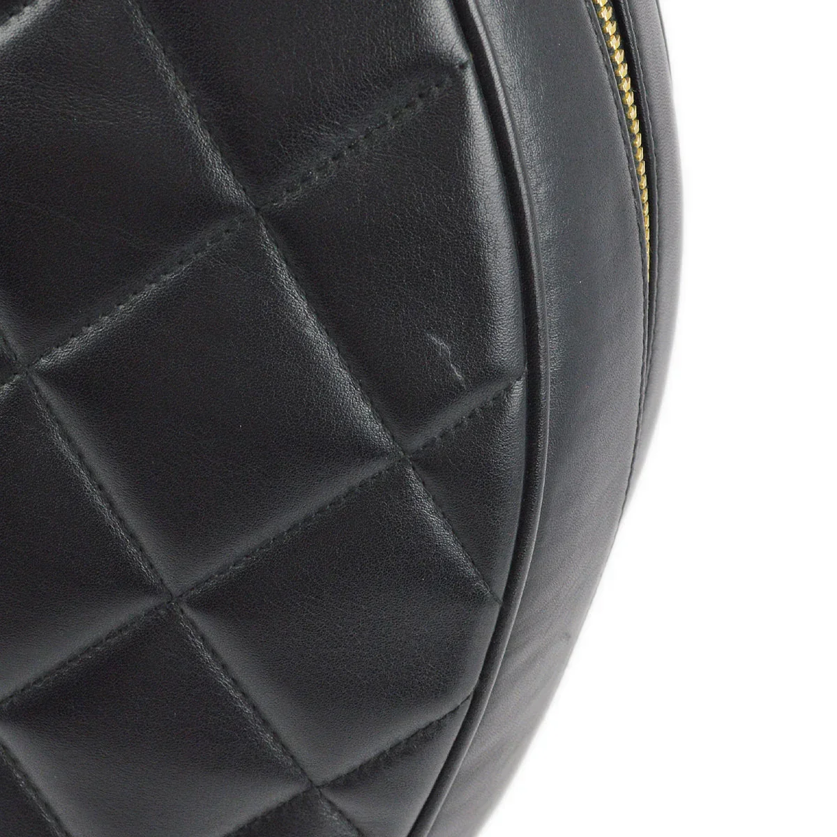 Chanel * 1997-1999 Black Lambskin Handbag - Image 8