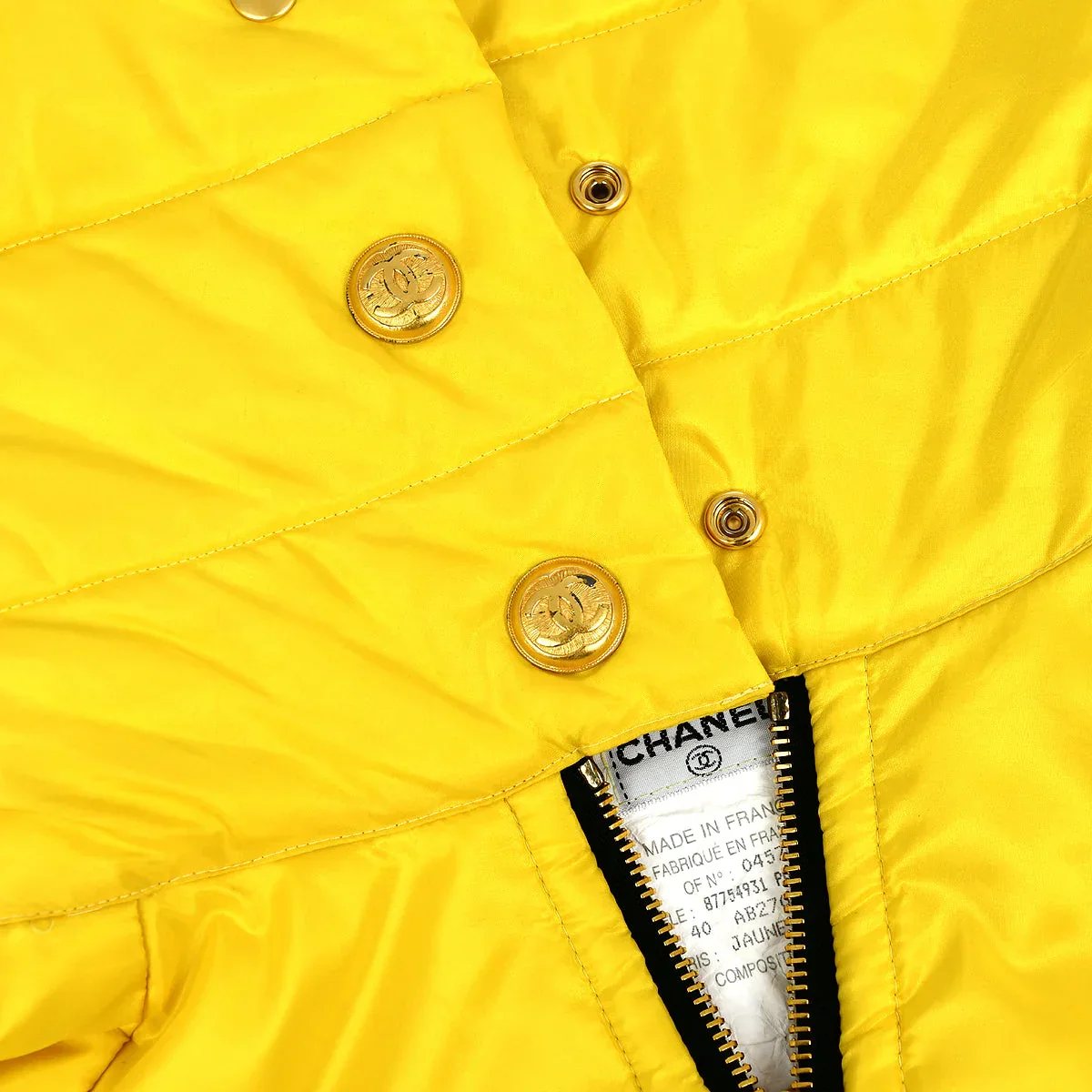 Chanel Jacket Yellow #40 - Image 3