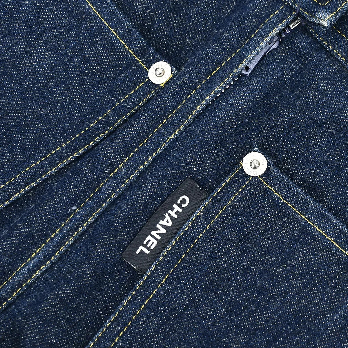 Chanel Denim Skirt Indigo #38 - Image 3
