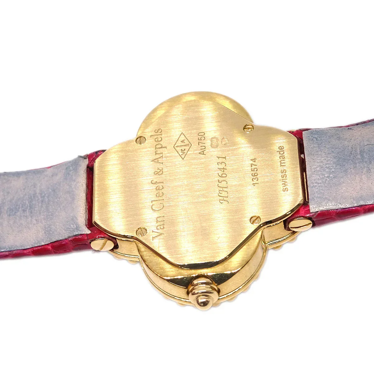 Van Cleef & Arpels Alhambra Ref.HH56431 Quartz Watch 18KYG Red - Image 6