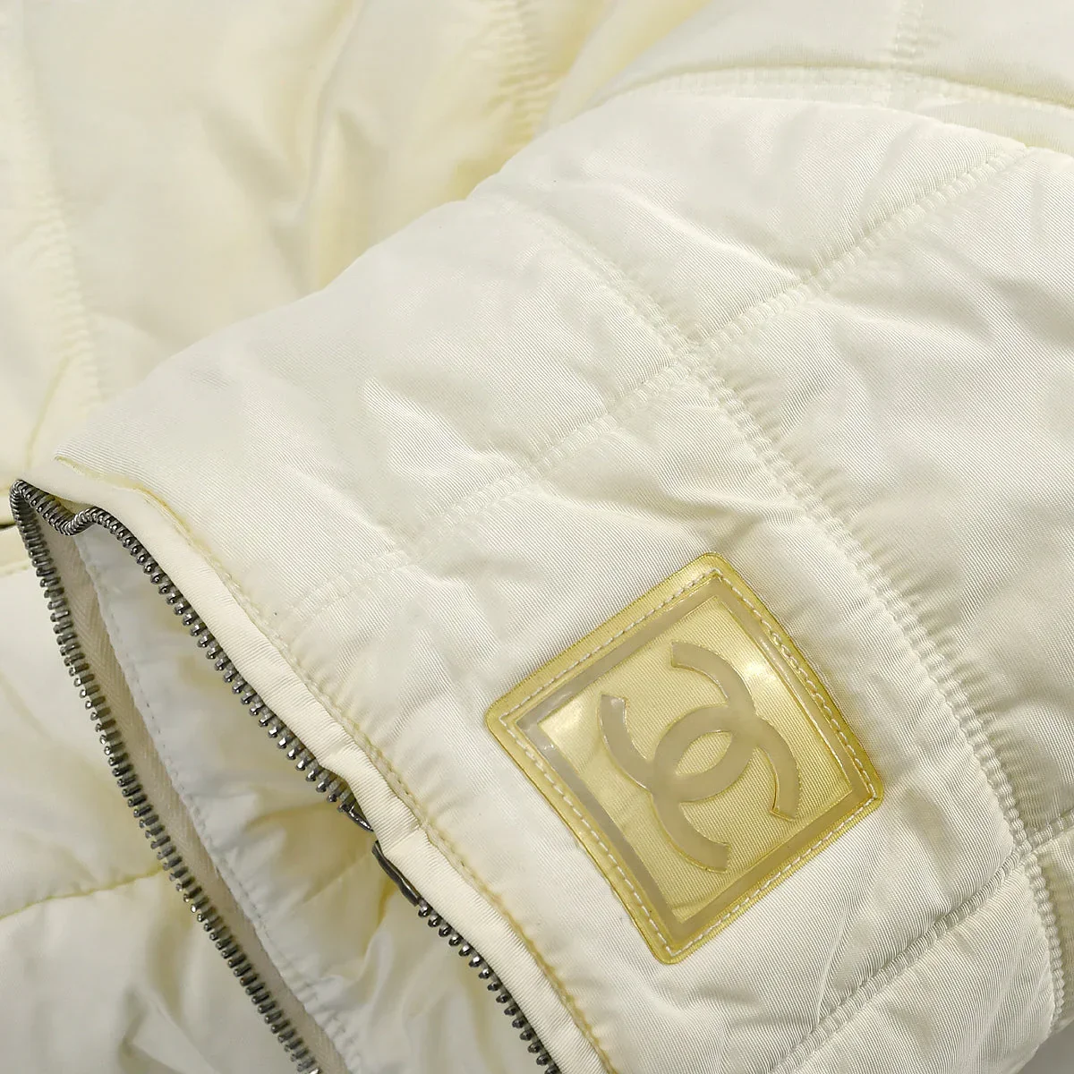 Chanel Sport Line Jacket Ivory 00A #40 - Image 3