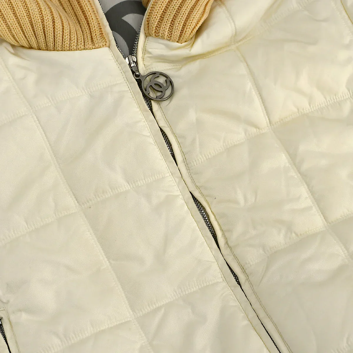 Chanel Sport Line Jacket Ivory 00A #40 - Image 6