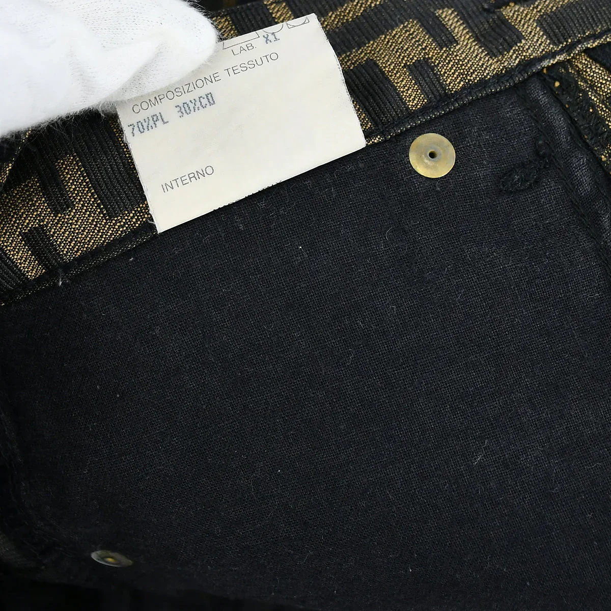 Fendi Zucca Long Pants Brown #41 - Image 10
