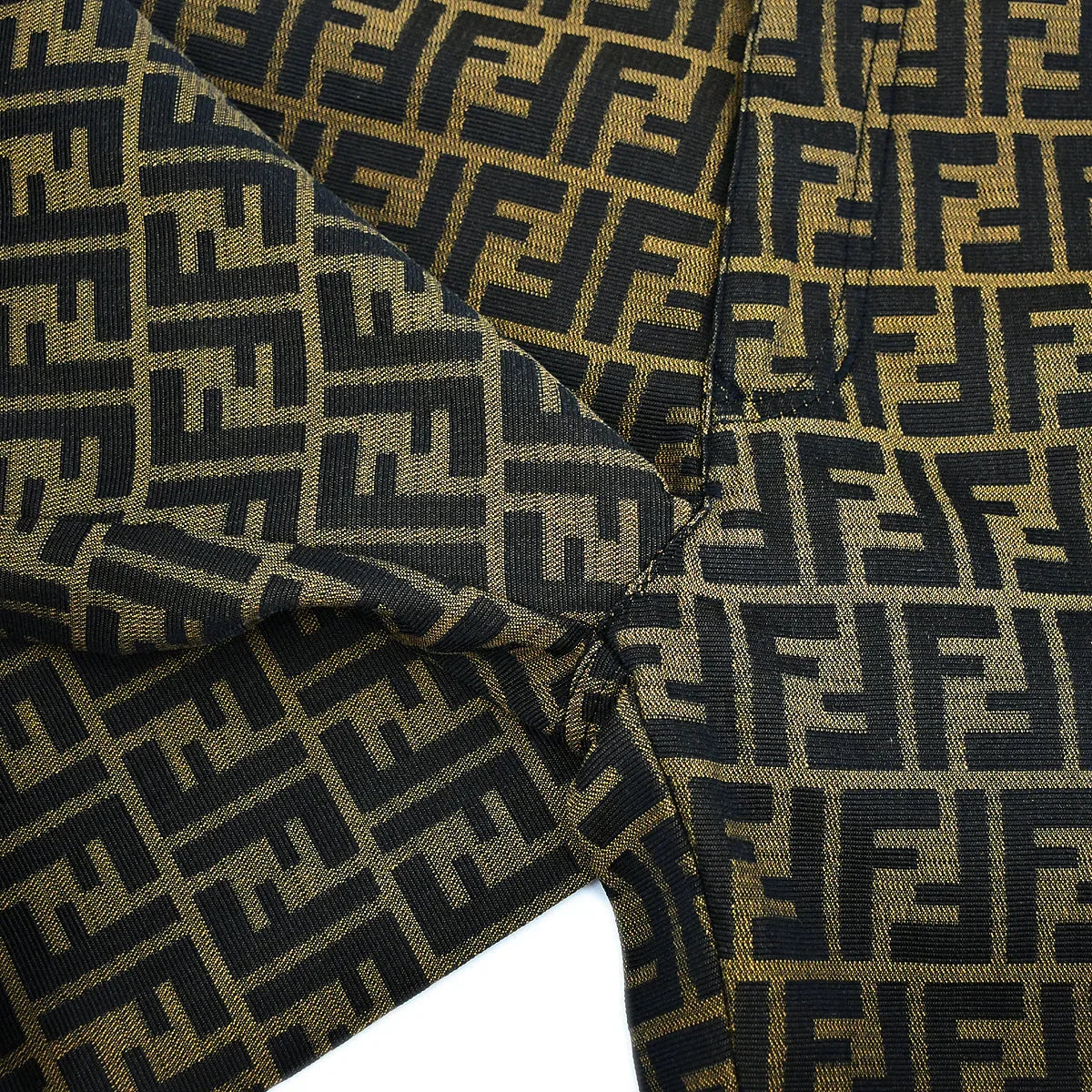 Fendi Zucca Long Pants Brown #41 - Image 3
