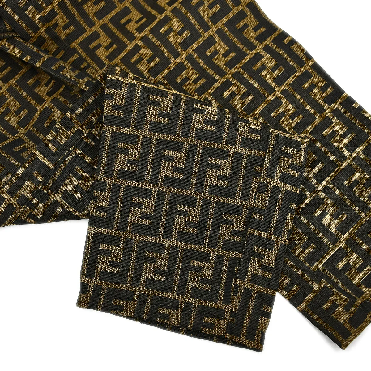 Fendi Zucca Long Pants Brown #41 - Image 5