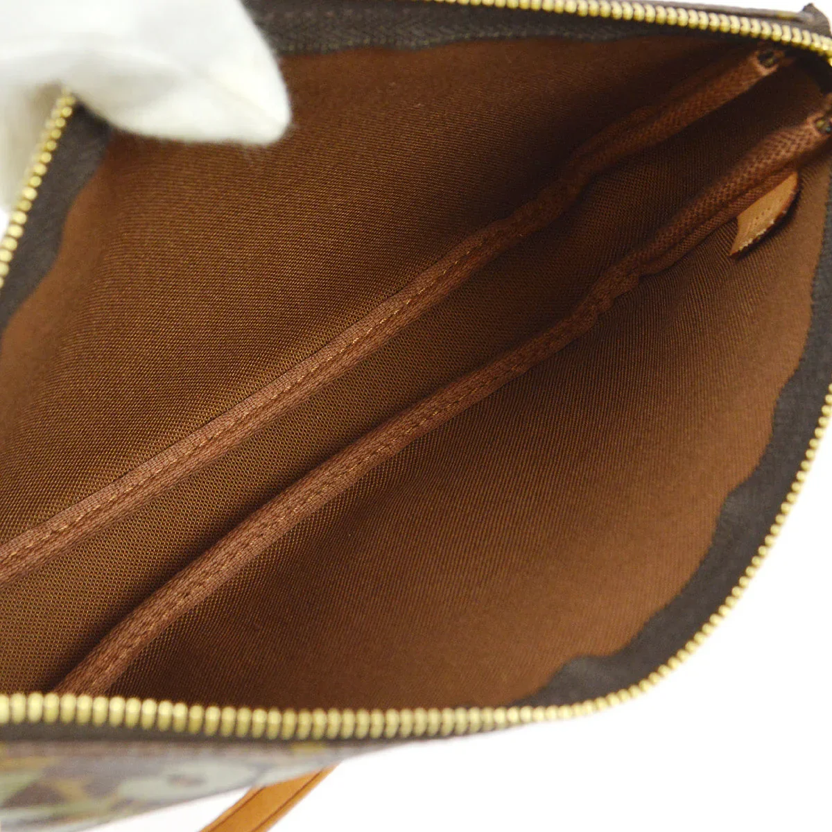 Louis Vuitton 2001 Khaki Graffiti Pochette Accessoires Handbag M92191 - Image 7