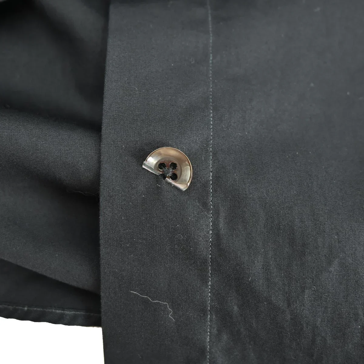 Hermes Shirt Blouse Black #42 - Image 3