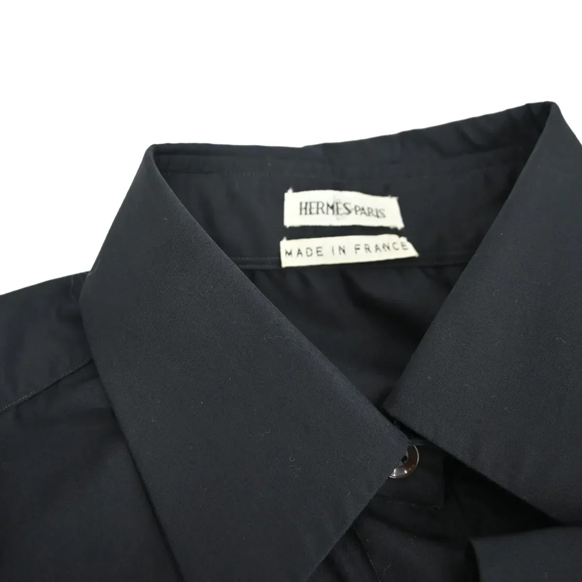 Hermes Shirt Blouse Black #42 - Image 6
