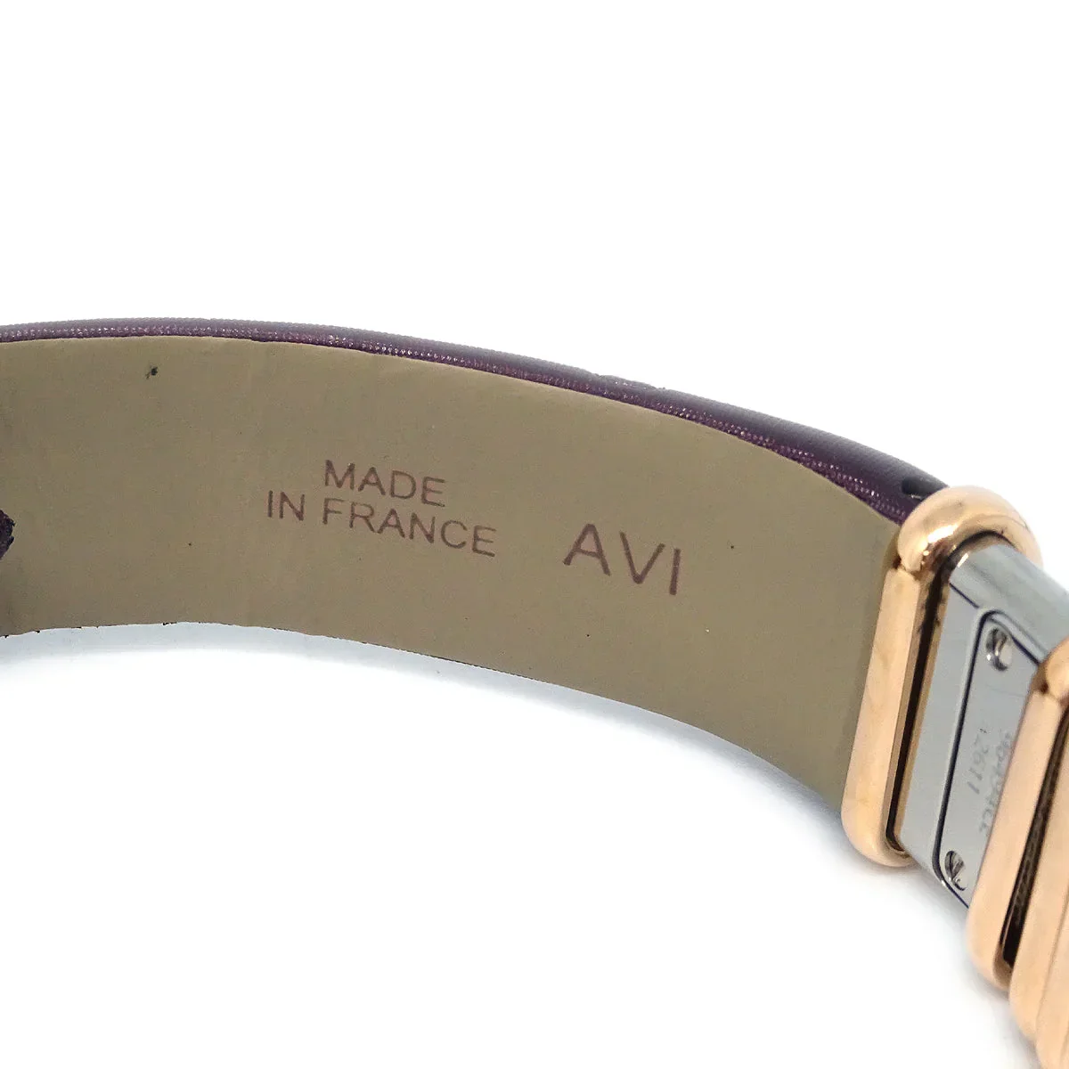Cartier Ref.2611 Declaration Quartz Watch SS 18KPG Diamond Bordeaux - Image 7