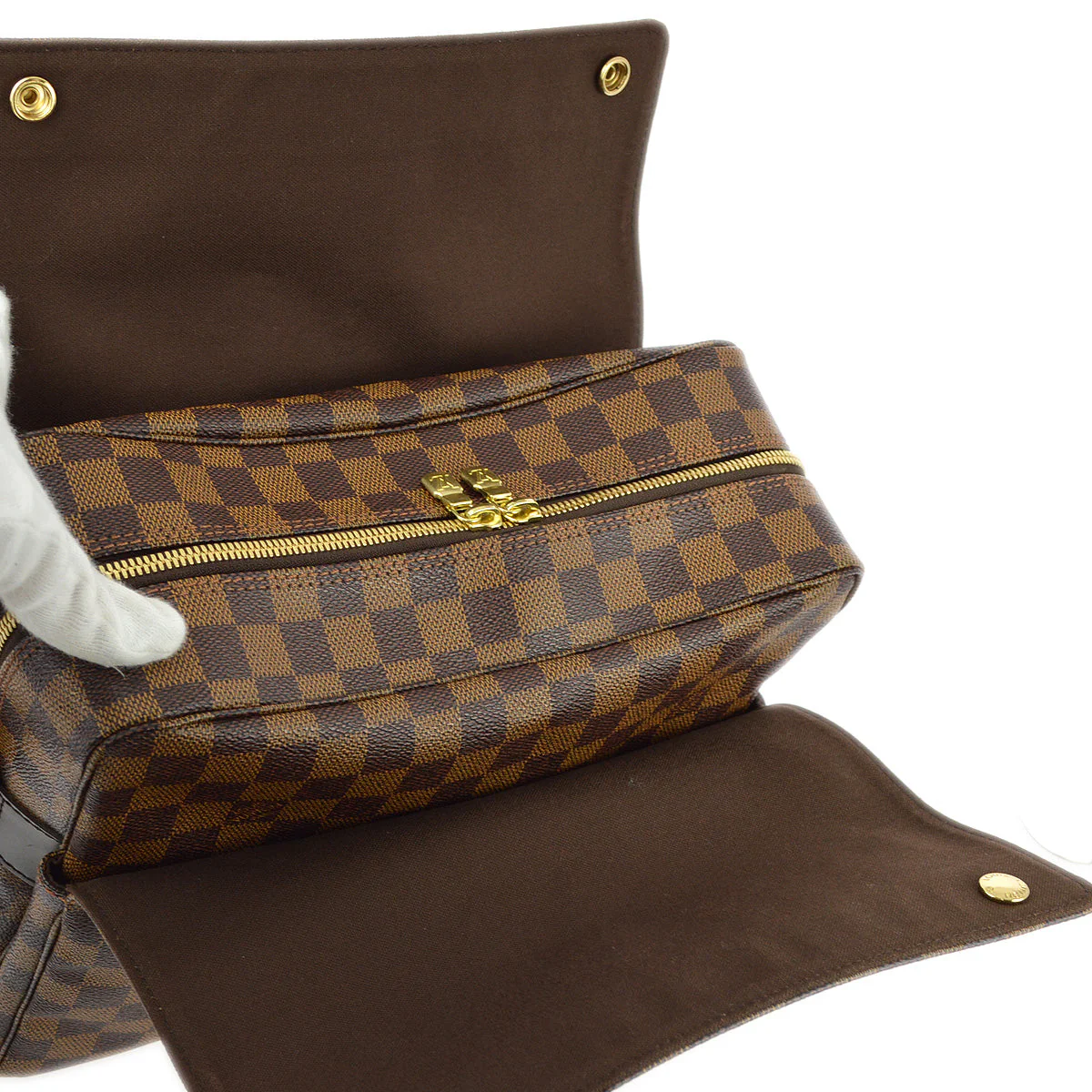 Louis Vuitton 2010 Damier Naviglio Shoulder Bag N45255 - Image 6