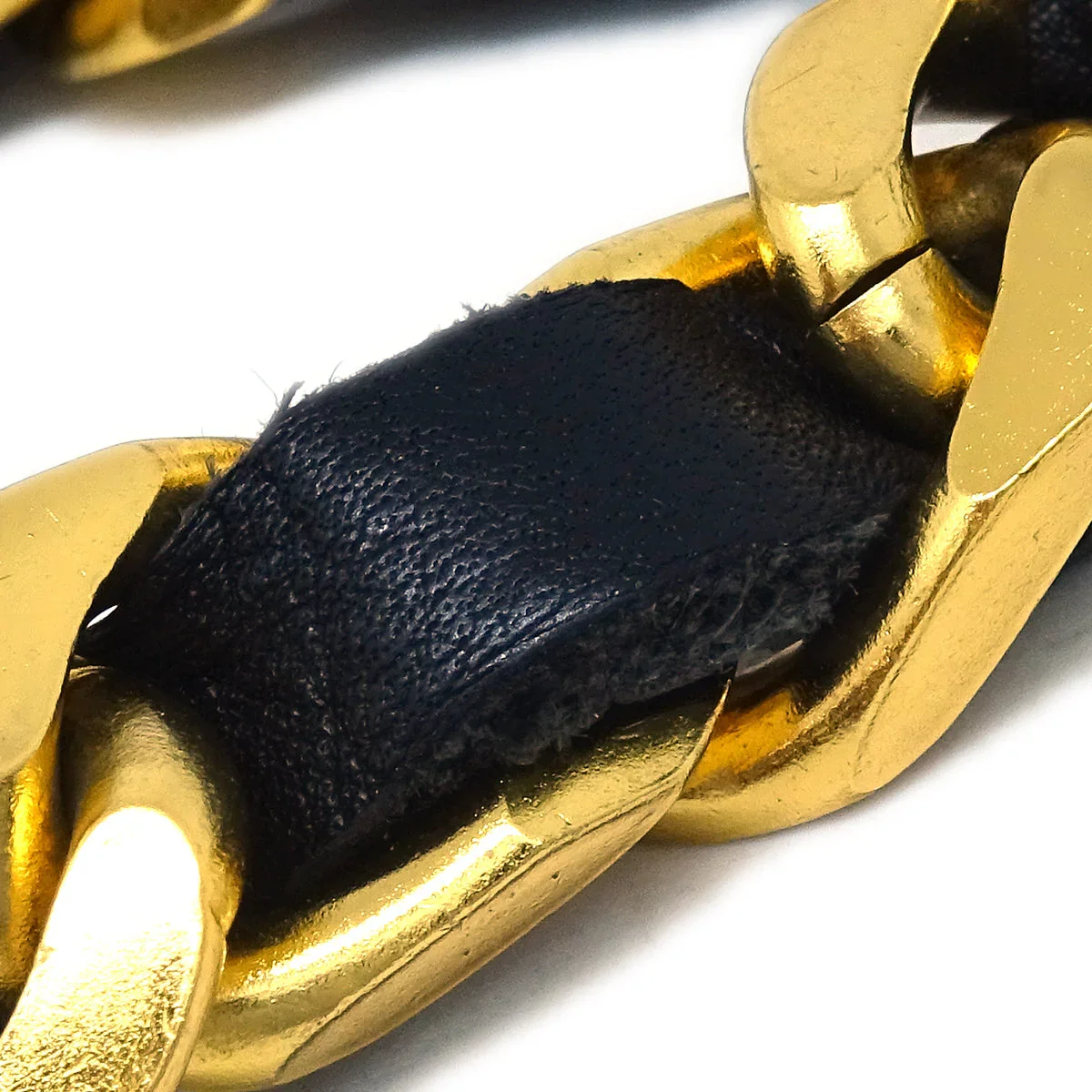 Chanel Bracelet Gold Black 95A - Image 2