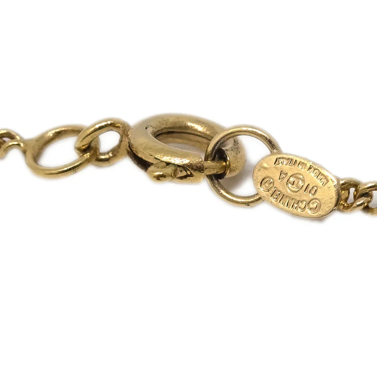 Chanel Pink CC Pendant Necklace 01A - Image 4