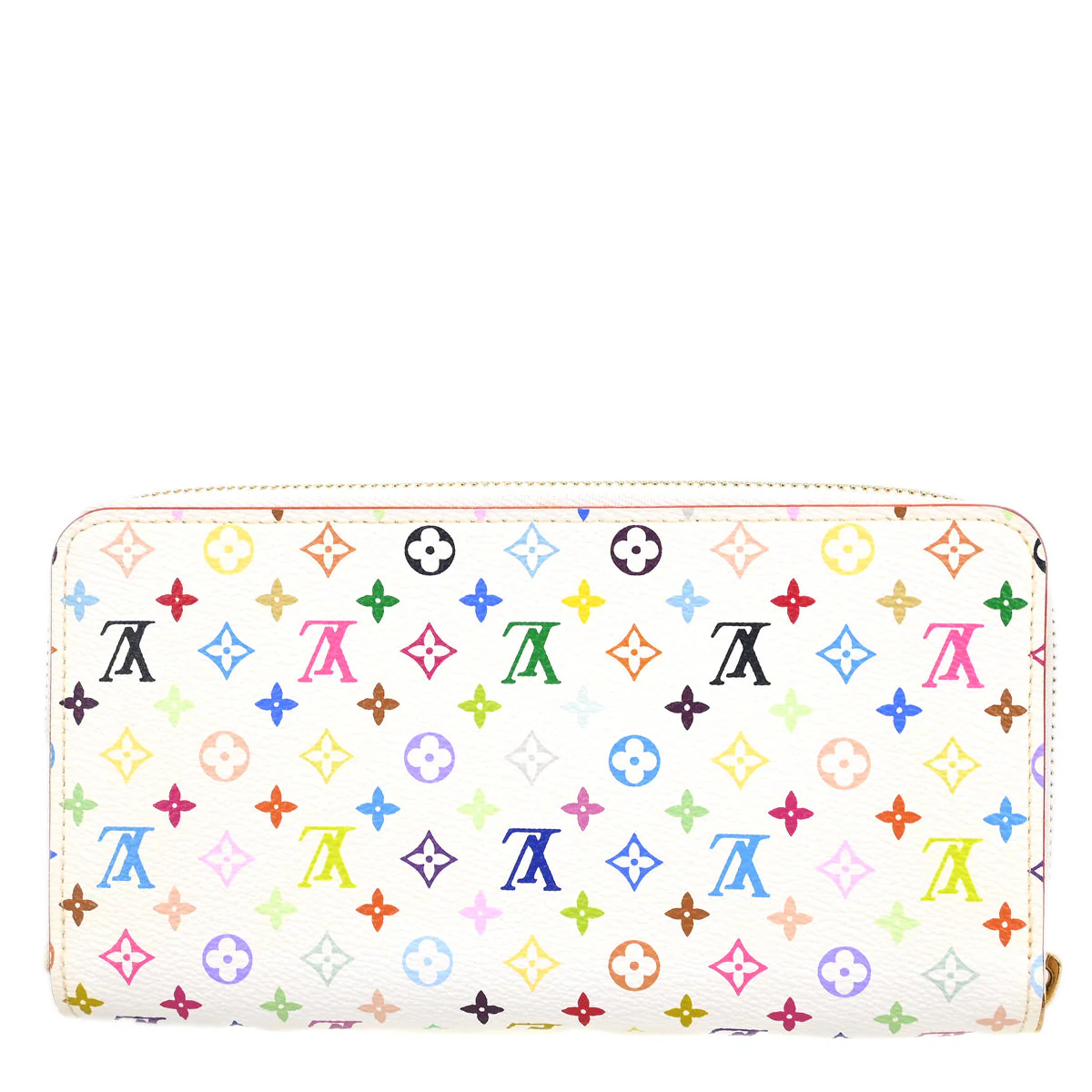 Louis Vuitton 2010 White Multicolor Zippy Wallet M60241 - Image 2